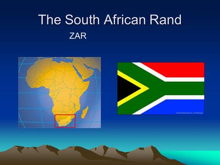 The South African Rand ZAR. Recent Currency History 1961 Introduction –Traded below 1ZAR/USD until 1982 –Political pressure and Apartheid –Reached over.