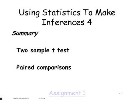 Using Statistics To Make Inferences 4