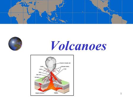 1 Volcanoes. 2 Different Volcanic Settings 3 Types of Eruptions Eruptions will generally be of two types: Quiet (Rift) eruptions Explosive (Subduction)