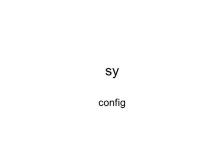 Sy config. SY Non-Student machines –SYTS Team system –SY01 Sql Server Student machines –SY02 –SY03 –SY04 –SY05 –SY06 –SY07 –SY08.