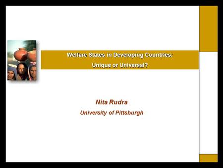 Welfare States in Developing Countries: University of Pittsburgh