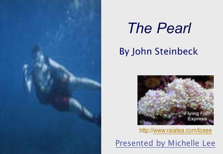 The Pearl By John Steinbeck Presented by Michelle Lee