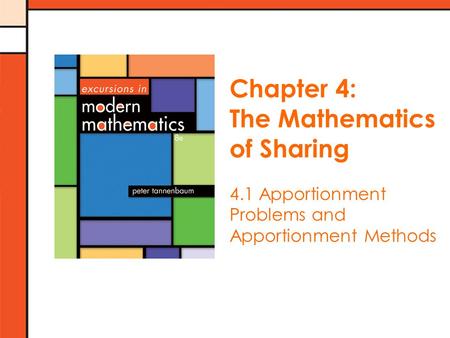 The Mathematics of Sharing