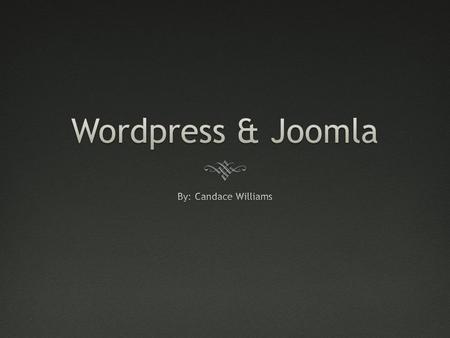 WordPress?  WordPress is web software you can use to create a website or blog.  Its fun plus get this… its free!