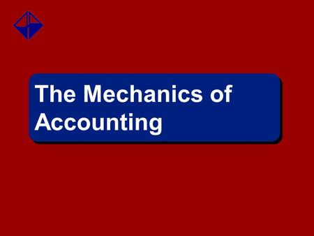 The Mechanics of Accounting.