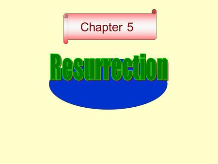 Chapter 5 The saints will come back To life in the flesh. (1 Thess. 4:16, Matt. 27:52) The saints will come back To life in the flesh. (1 Thess. 4:16,