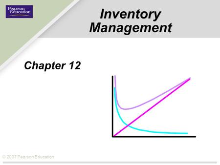 © 2007 Pearson Education Inventory Inventory Management Chapter 12.