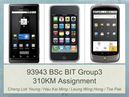 93943 BSc BIT Group3 310KM Assignment Cheng Lok Yeung / Hau Kai Ming / Leung Wing Hong / Tse Pak Hei 1.