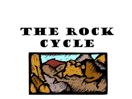 The Rock Cycle. Rocks Rock- mixture of minerals, glass, or organic matter compacted together examples: granite, limestone, obsidian.