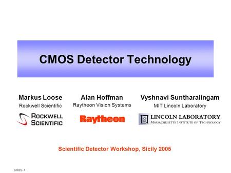 CMOS Detector Technology