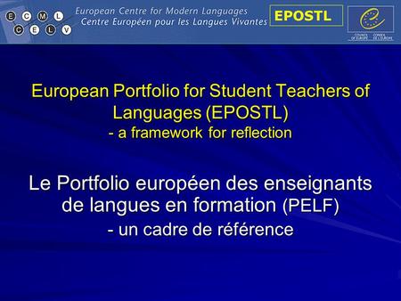 Le Portfolio européen des enseignants de langues en formation (PELF)