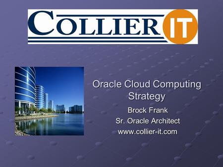 Oracle Cloud Computing Strategy