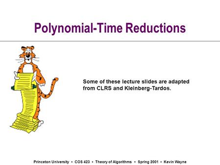 Polynomial-Time Reductions