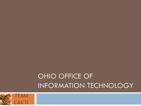 OHIO OFFICE OF INFORMATION TECHNOLOGY. Even the agents are suffering…