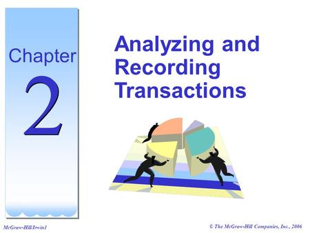 © The McGraw-Hill Companies, Inc., 2006 McGraw-Hill/Irwin1 Analyzing and Recording Transactions Chapter 2 2.