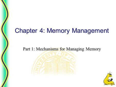 Chapter 4: Memory Management