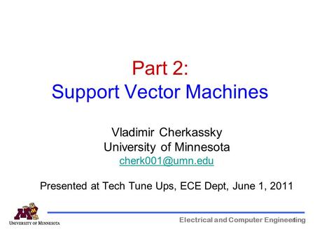 Part 2: Support Vector Machines