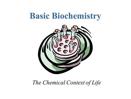 Basic Biochemistry The Chemical Context of Life. Hierarchy of Biological Order.