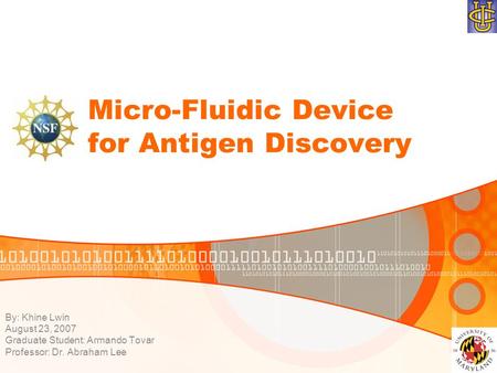 Micro-Fluidic Device for Antigen Discovery