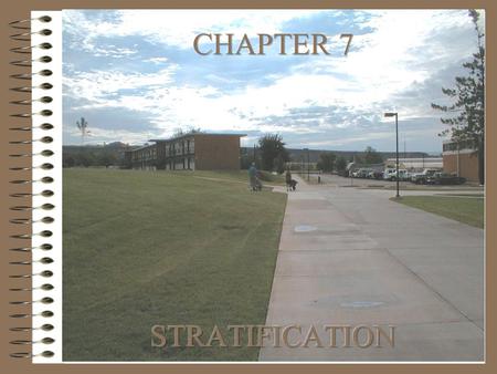 CHAPTER 7 STRATIFICATION