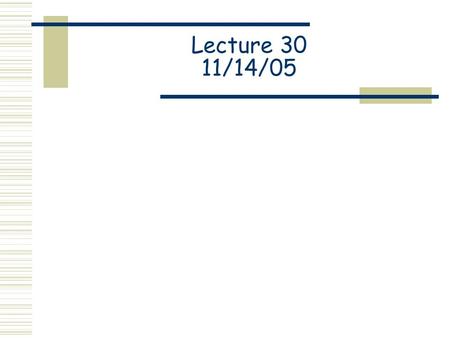 Lecture 30 11/14/05. Spectrophotometry Properties of Light h = 6.626 x 10 -34 J-s c = 3.00 x 10 8 m/s.