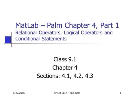 Class 9.1 Chapter 4 Sections: 4.1, 4.2, 4.3
