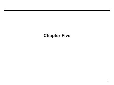 1 Chapter Five. 2 We're ready to look at an implementation of the MIPS Simplified to contain only: –memory-reference instructions: lw, sw –arithmetic-logical.