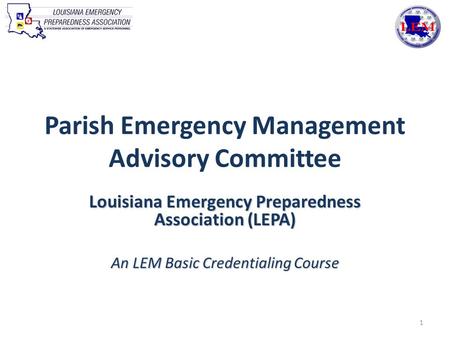 Parish Emergency Management Advisory Committee