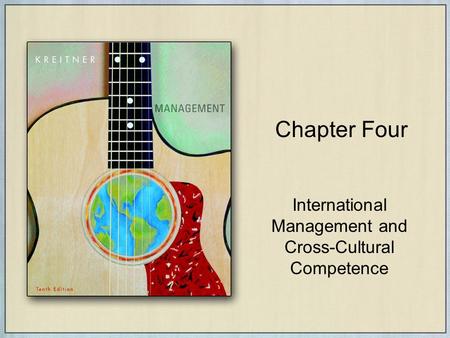 International Management and Cross-Cultural Competence