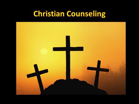 Christian Counseling.