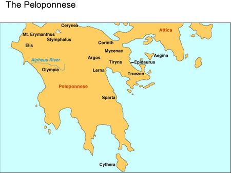 The Peloponnese.