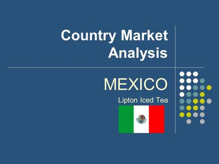 Country Market Analysis