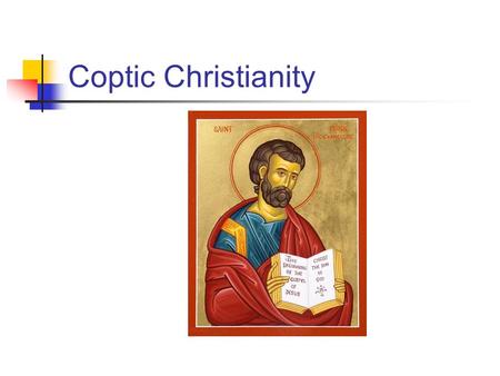 Coptic Christianity. Pope Shenouda III “More than 95% of Egypt’s Christians belong to the Coptic Orthodox Church of Alexandria.”
