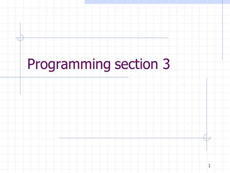 1 Programming section 3 2 Importing classes purpose packages CLASSPATH creating and using a package.