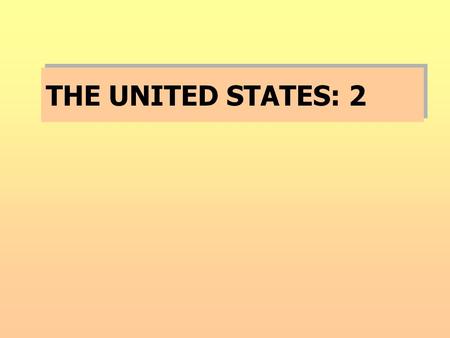 THE UNITED STATES: 2. 2. evidence of relative economic failure and decline in economic competitiveness n Example – John Agnew, 1987. The United States.