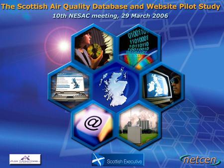 Topics covered in this talk Introduction. Developing the Web Site. Air Quality Monitoring and QA/QC. Trends Analysis and Mapping Air Quality in Scotland.