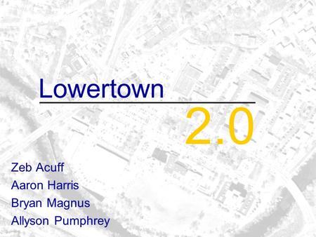 Lowertown Zeb Acuff Aaron Harris Bryan Magnus Allyson Pumphrey 2.0.