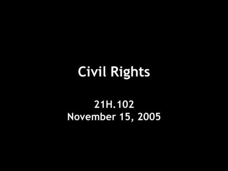 Civil Rights 21H.102 November 15, 2005. Segregated Billingsville School, Charlotte, NC, 1951.