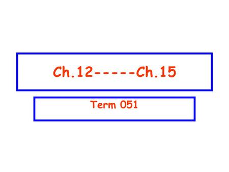 Ch.12-----Ch.15 Term 051. Ch-12  T051: Q: 16. A cube of volume 8.0 cm3 is made of material with a bulk modulus of 3.5×109 N/m2. When it is subjected.
