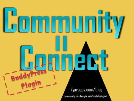Ilyarogov.com/blog community.mis.temple.edu/matchplugin/
