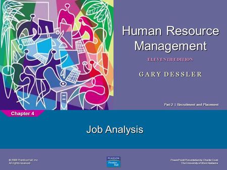 Job Analysis Chapter 4 Part 2 | Recruitment and Placement