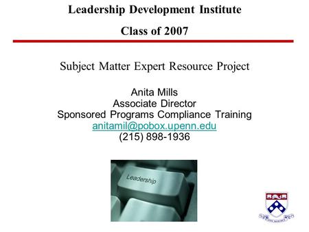 Leadership Development Institute