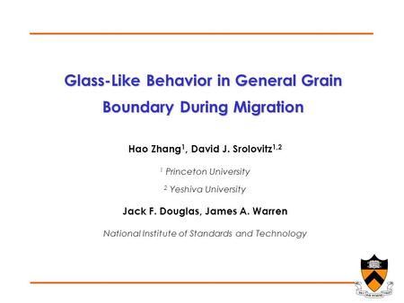 Glass-Like Behavior in General Grain Boundary During Migration