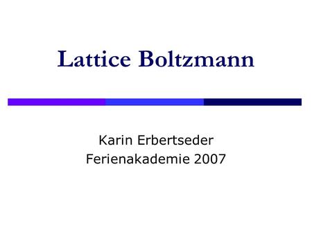 Karin Erbertseder Ferienakademie 2007