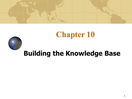 Building the Knowledge Base