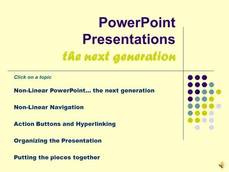 PowerPoint Presentations the next generation