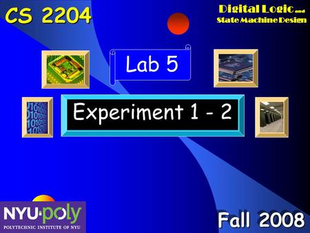 Experiment 2 Lab 5 Outline