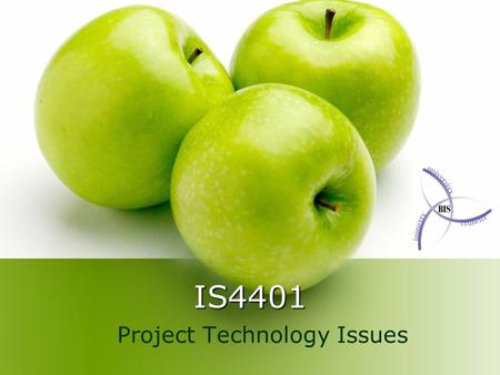 IS4401 Project Technology Issues. Introduction This seminar covers Databases When to use a Database What Database to use Development Tools Visual Studio.