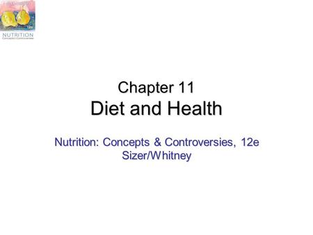 Chapter 11 Diet and Health