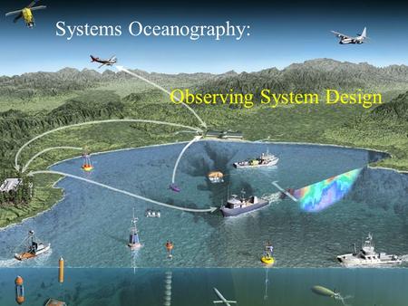 Systems Oceanography: Observing System Design. Why not hard-wire the system? Efficiency of interface management –Hard-wire when component number small,